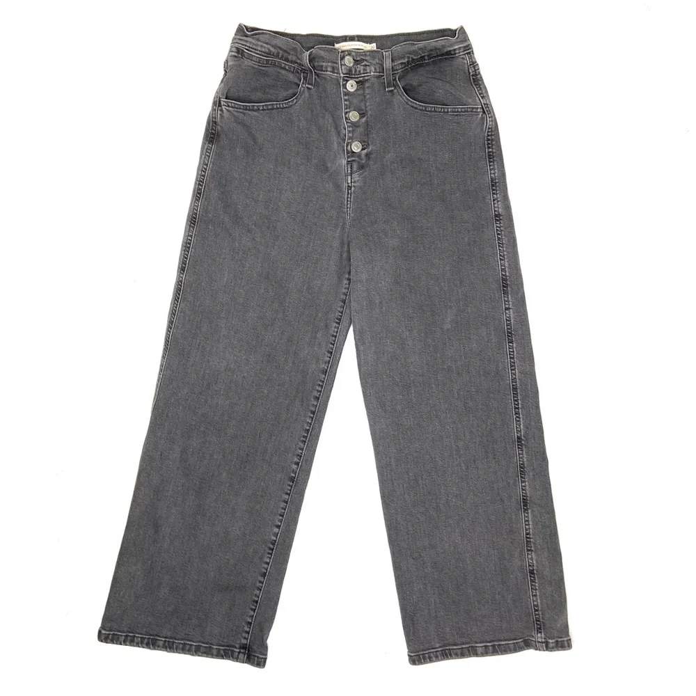 LEVI’S Mile High Cropped Wide Leg Jean